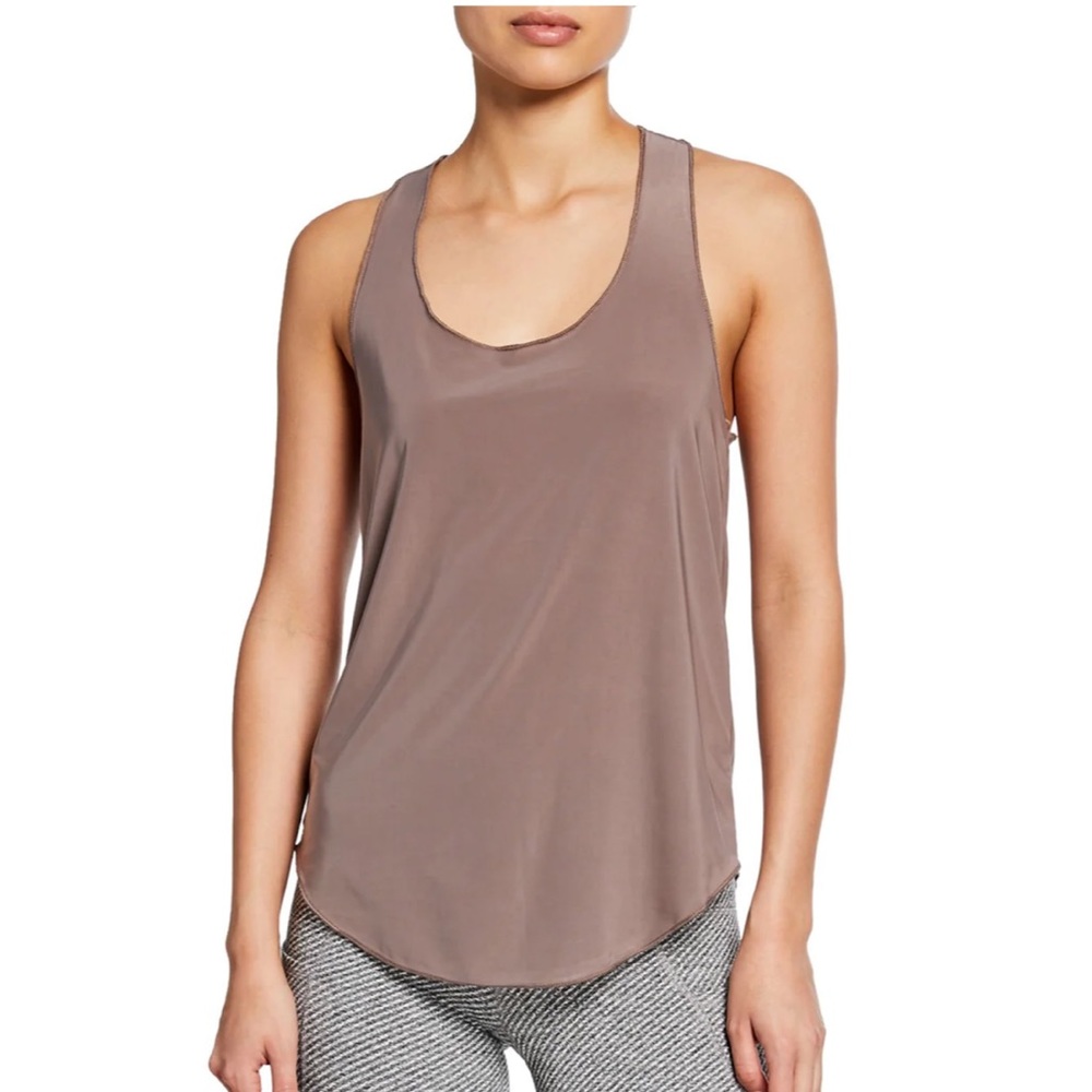 Onzie Hot Yoga Glossy Flow Tank Top- Size S Color Sold Out Online. Like New